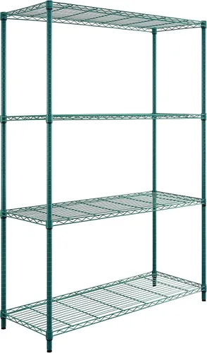 Miniatura 8 de Estantería de caños de 4 niveles con acabado de cromo de Quantum Storage Systems, Cromado, 1