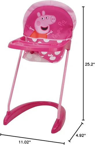 Miniatura 10 de Peppa Pig: Juego de 19 piezas para muñecas Sleep N' Play, color rosa y blanco, para viajes, alimentación, incluye medio cochecito plegable, gorila