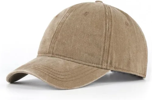 Miniatura 24 de Gorra de béisbol de mezclilla lavada de gran tamaño XXL, gorra deportiva de perfil bajo para cabezas grandes de 23.5 a 25.5 pulgadas, sombrero