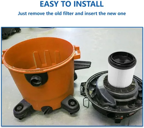 Miniatura 6 de Filtro de repuesto para aspiradora HEPA compatible con Shop-Vac 90398, 903-98, 9039800, 903-98-00 Hangup Filtro de cartucho de repuesto