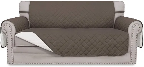 Miniatura 53 de Easy-Going - Funda para sofá, futón y sillón sin reposabrazos, reversible, resistente al agua, para mascotas y niños (azul oscuro/azul claro)