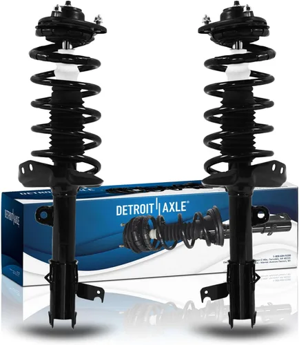 Miniatura 40 de Detroit Axle - 4WD 2 puntales delanteros para Nissan TITAN Pathfinder Armada INFINITI QX56 puntales completos con muelles helicoidales de reemplazo