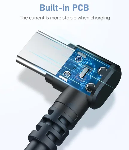 Miniatura 2 de Pixelman Cable de alimentación para cámara de salpicadero, cable de carga de cámara de tablero (9.8 pies tipo C) con anillo magnético, cable