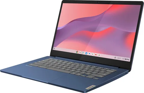 Miniatura 2 de Lenovo Chromebook insignia, computadora portátil delgada y ligera con pantalla táctil FHD de 14 pulgadas, procesador MediaTek Kompanio 520 de 8