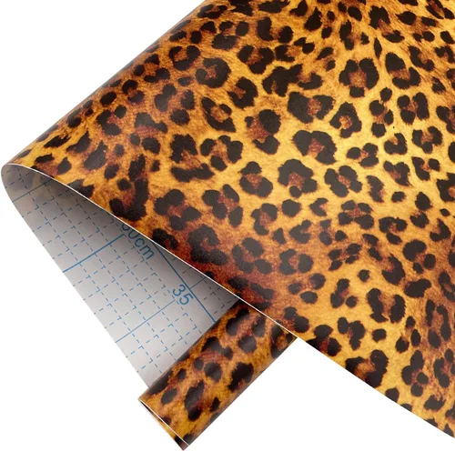 Miniatura 10 de simplelife4u 10 metros (32,8 pies) Sexy Leopard impresión papel pintado de vinilo removible Home recámara Decoración Día de San Valentín Regalo