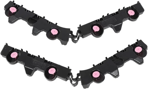 CNNELL Juego de soportes de parachoques trasero izquierdo y derecho compatible con Nissan Altima Platinum, S, SL, SR, SV 2019-2023/Edition ONE negro