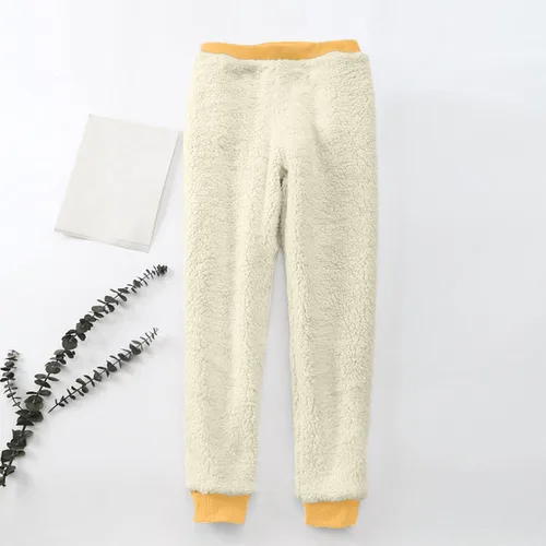Miniatura 6 de Fleece Lined Sweatpants for Women Love Heart Graphic Sweatpants Winter Warm Baggy Joggers Pants with Pockets