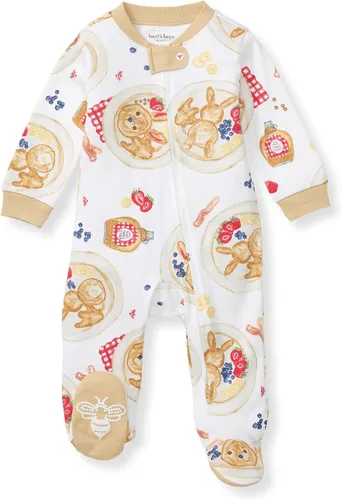 Miniatura 264 de Burt's Bees Baby - Pijama de una pieza para bebé, mameluco para dormir y jugar, algodón 100% orgánico, cremallera frontal