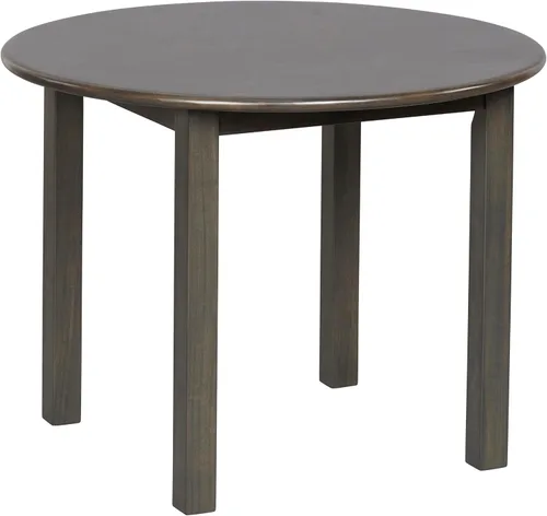Miniatura 13 de ECR4Kids Mesa redonda de madera dura de 30 x 30 pulgadas con patas de 22 pulgadas, muebles para niños, gris lavado