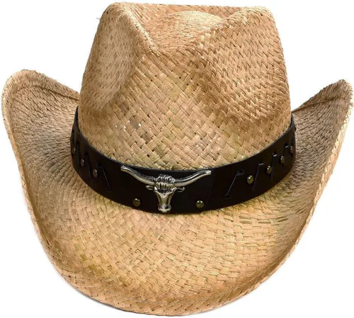 Miniatura 8 de Sombrero vaquero de paja con banda decorada, para disfraces de niños, de Simplicity