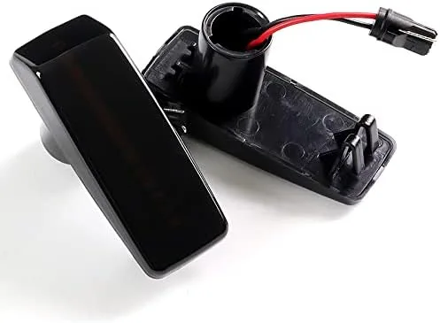 Miniatura 2 de HYPERSPEED Luces LED ámbar de señalización frontal y direccional, conjunto de 2 piezas compatibles con Mercedes-Benz W124 W202 W140, piezas