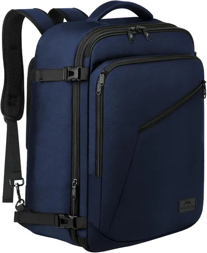 Miniatura 19 de MATEIN - Mochila de viaje extragrande de 10.56 galones, mochila de viaje ampliable apta para aerolíneas, para viajeros de fin de semana, hombres