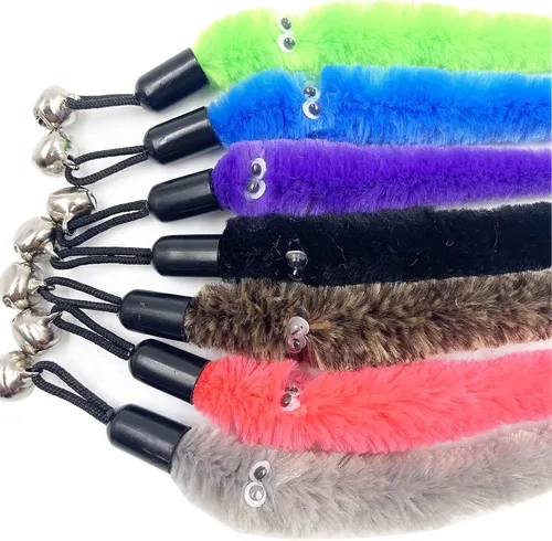 Miniatura 3 de Recambios de gusano de juguete para gatos, 12 piezas interactivas para gatos de interior 12 piezas de repuestos de gusano