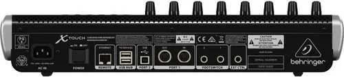 Miniatura 4 de Behringer X-TOUCH Superficie de control universal con 9 faders motorizados táctiles, Scribble Strips de LCD e interfaz Ethernet/USB/MIDI