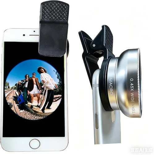 Miniatura 7 de Fisheye Lens - Kit de lente de cámara de teléfono para iPhone 14 13 12 11 X XS Xr Se 8 Pro Max Mini Samsung La mayoría de los teléfonos con clip