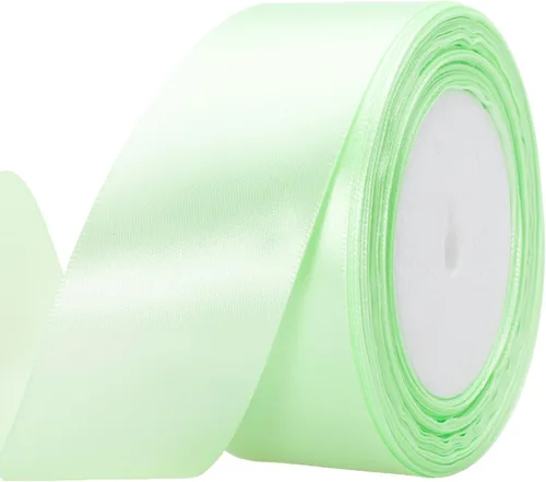 Miniatura 22 de Atrbb Cinta de satén de 25 yardas, 1-1/2 pulgadas de ancho, perfecta para bodas, lazos hechos a mano y envoltura de regalos, lila