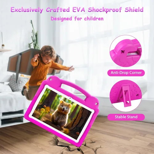 Miniatura 7 de Tableta para niños de 10 pulgadas, Android 15 para niños, WiFi 6, Octa-Core, 8 GB de RAM 64 GB ROM, 5000 mAh, GMS, tabletas Android con control