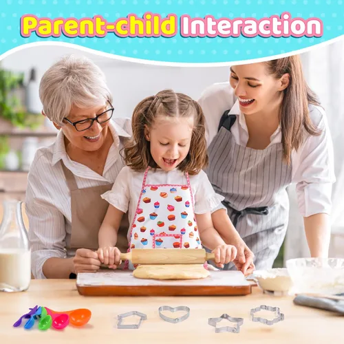 Miniatura 2 de Toyze Regalos de cumpleaños para niñas de 3 a 8 años Cosas lindas Delantal para niñas Juegos de cocina para niños Juguetes para niños pequeños Gorro