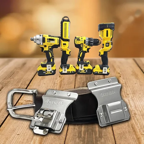 Miniatura 6 de Soporte de taladro con clip para cinturón de herramientas, funda con clip para cinturón de herramientas para soporte de cinta métrica, funda