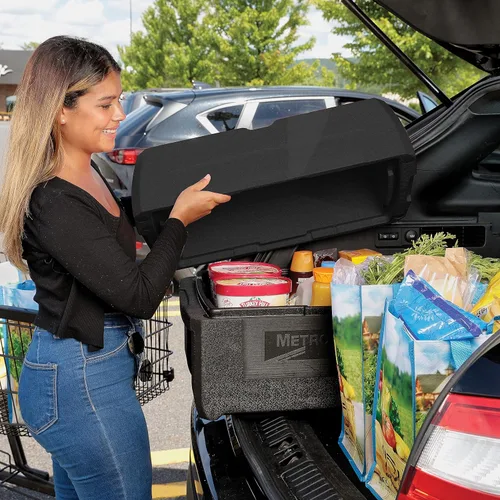 Miniatura 8 de Metro Mightylite ML180XL Transportador de Alimentos Aislado de Carga Superior - Transportador de Bandejas Multipropósito de Grado Profesional, Negro