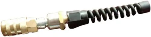 Miniatura 7 de Zeluga Z-Flex - Intercambio industrial con acoplador de bola y enchufe de seguridad de aire, manguera de aire de poliuretano reforzado 300 PSI
