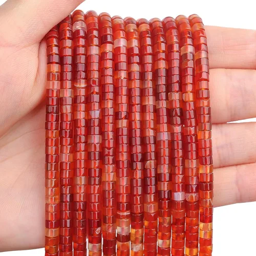 Miniatura 29 de BONNY BOXX 150 piezas de cuentas espaciadoras de jade blanco natural, cuentas sueltas semipreciosas planas redondas de jade heishi para hacer joyas