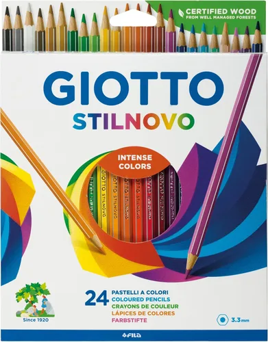 Miniatura 4 de GIOTTO Stilnovo Acquarell - Lápices de acuarela, 36 colores surtidos, ideales para niños, fiestas y escuelas