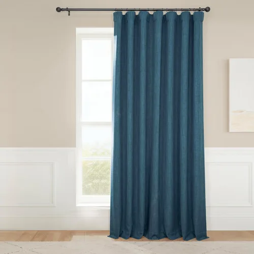 Miniatura 17 de HPD Half Price Drapes - Cortinas de lino sintético para sala de estar (2 paneles) - 100 pulgadas de ancho x 84 pulgadas de largo - Cortinas