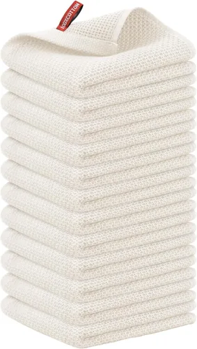 Miniatura 7 de Nialnant - Toalla de cocina 100% algodón, tejido gofre, suave, absorbente y de secado rápido, toallas para secar platos, trapos de limpieza - Multi