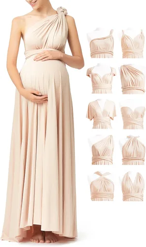 Vestido de maternidad para sesión de fotos, vestido de baby shower, vestido de maternidad de talla grande, vestido largo infinito, vestido