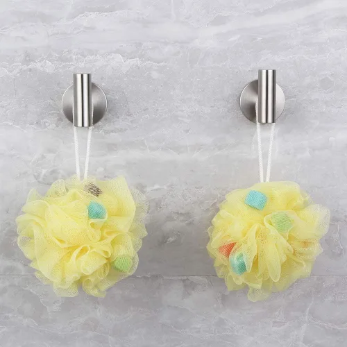 Miniatura 7 de kimzcn Ganchos de acero inoxidable cepillado para toallas, ropa de baño, garaje, hotel, armario, armario, esponjas, gancho para bata, montaje
