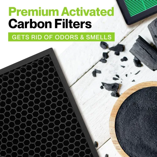 Miniatura 5 de Durabasics Replacement Compatible with 400/400S Airmega Max 2, High Performance HEPA and Activated Carbon Filter for Air Purifier, 2-Pack