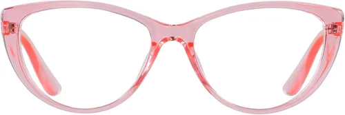 Miniatura 11 de ANDWOOD Gafas de bloqueo de luz azul para mujer, bloqueo de luz azul, para computadora, ojo de gato, transparente, montura AR003 Cateye Crystal