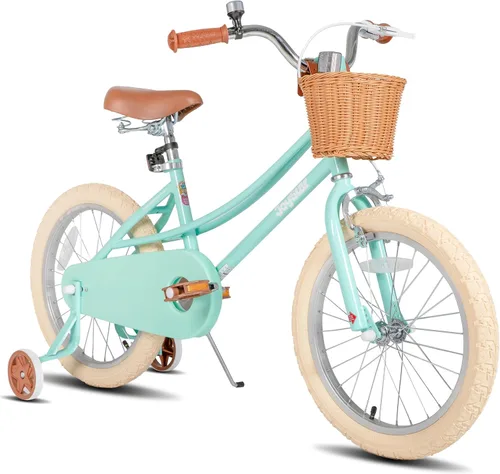 Miniatura 19 de JOYSTAR Fantasy Girls Bike for 2-12 Years Old Toddlers and Kids, 12" 14" 16" 18“ 20" Retro Style Kids Bike with Training Wheels