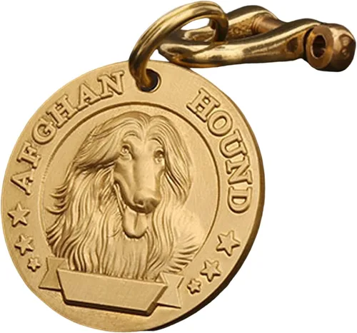 Miniatura 12 de Etiquetas de identificación para mascotas de cobre puro, etiquetas de nombre de perro personalizadas en relieve 3D con letras personalizadas