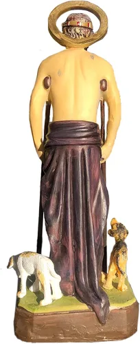 Miniatura 3 de Estatua de San Lázaro de 8 pulgadas, figura religiosa de San Lázaro