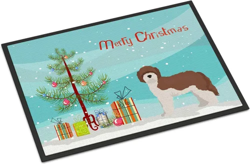Miniatura 249 de Caroline's Treasures CK3799MAT Akita Shepherd - Tapete de árbol de Navidad de 18 x 27 pulgadas, tapete para puerta delantera, interior y exterior