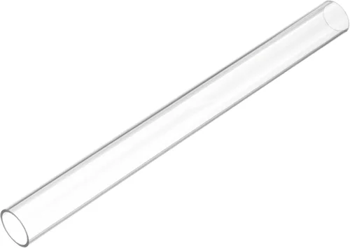 Miniatura 12 de uxcell 2 tubos rígidos transparentes de 0.157 in (5/32 pulgadas) de diámetro interior x 0.236 in de diámetro exterior x 1 pie de longitud tubo