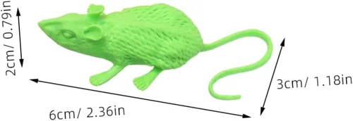 Miniatura 2 de 18Pcs Simulation Mice Halloween Props for Pranks and Decorations Realistic Fake Rat Playthings for