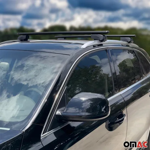 Miniatura 3 de OMAC Portaequipajes con cerradura para Mazda CX-9 2016-2023, antirrobo negro para viajes, kayak, canoa, surf, esquí, snowboard, camping