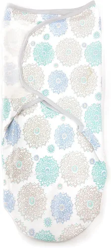 Sense-U Saco de dormir orgánico para bebé, diseño floral, diseño ergonómico, suave y acogedor para recién nacido ajustable (9.8-19.7 ft) (floral,