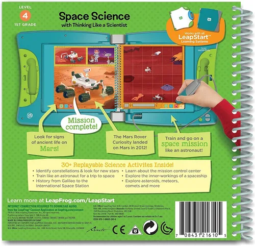 Miniatura 2 de Libro de actividad LeapFrog LeapStart para 1er grado: ciencias espaciales pensando como un científico