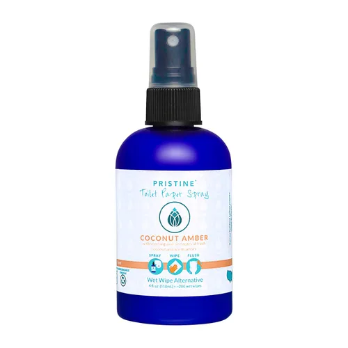 Miniatura 6 de Pristine Spray de papel higiénico Como se ve en Shark Tank, paquete múltiple de 4 onzas, original, menta refrescante, rústico, ámbar de coco