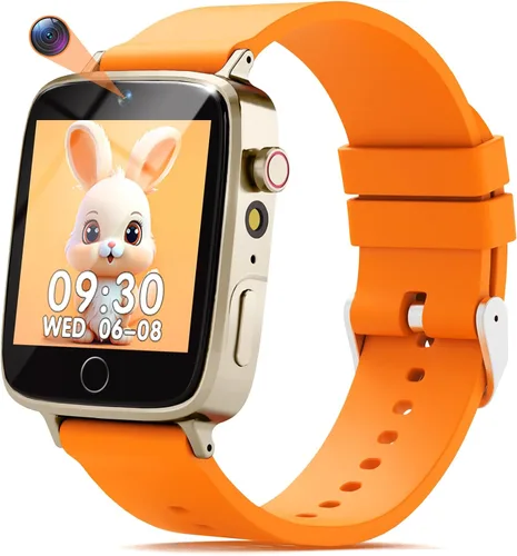 Miniatura 9 de NBKLS Reloj Inteligente para Niños Varones, Reloj para Niños con Pantalla Táctil de 1.54 Pulgadas, Reproductor de Música, Tarjeta de Aprendizaje, 10