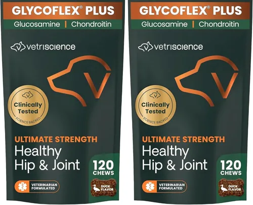 Miniatura 15 de VetriScience Ultimate Strength - Masticables saludables para cadera y articulaciones, glucosamina GlycoFlex, condroitina y mejillón de labios