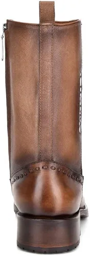 Miniatura 5 de Bota Hombre Cuadra en Piel Genuina con Cremallera Marrón