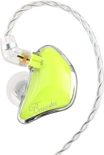 BASN Bmaster - Auriculares intraurales con aislamiento de ruido, monitor de 1BA+2DD con armadura equilibrada híbrida de dos controladores IEM con