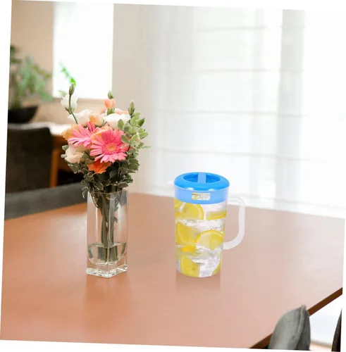Miniatura 7 de Jarra de agua fría graduada, botellas de agua transparentes, bebidas de hielo, dispensador de bebidas de limonada, frigorífico, jarra de té de un