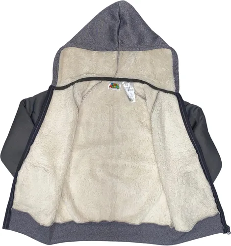 Miniatura 4 de Isaac Morris Limited Super Mario Little & Big Boys Sherpa - Sudadera con capucha y cremallera