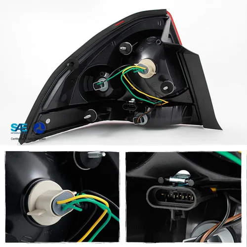 Miniatura 2 de AKKON - Para Chevy Impala de repuesto de luces traseras rojas transparentes para conductor/pasajero, par nuevo